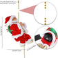 🎁 Promotion de Noël : -50 % 🎅 Père Noël électrique grimpant pour cheminée, jouet musical 🎄