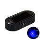 Lampe LED solaire clignotante compacte antivol