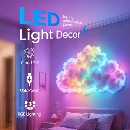 📢🎁50% DE RÉDUCTION !!! ✨Lampe décorative LED Thundercloud alimentée par USB🌈☁️