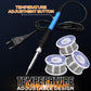 🔧 PROMO LIMITÉE -50% ⚡ Kit Fer à Souder Réglable — Chauffe Rapide & 5 Embouts
