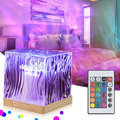 ✨ 50% DE RÉDUCTION + 2 ACHETÉS = LIVRAISON GRATUITE ! 🌊 Éclairage LED à Ondulations Aquatiques – Effet Dynamique, Télécommande & Parfait pour Décoration Murale Chambre/Salon 💡📦