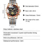 🎅 PROMO FLASH : 50% DE RÉDUCTION ! Montre Quartz Homme avec Roue à Ailettes – Affichage Lumineux, Étanche 30 m & Cristal Minéral Durci 🎁 for Cadeau de Noël Parfait ✨