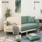 ✨ PROMO LIMITÉE 50% DE RÉDUCTION ! 🎀 Housse de Canapé Extensible Jacquard – Anti-Dérapante, Douce & Ajustement Universel 🏡