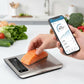 ⚖️📊 Balance de cuisine numérique – mesure 19 valeurs nutritionnelles et calories via une application, 5 kg en acier inoxydable 🥗✅ pour une alimentation saine et une perte de poids