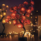📢📢50 % de réduction !! ⏰🌹✨Veilleuse arbre avec motif fleur de rose, lampe de table alimentée par USB