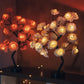 📢📢50 % de réduction !! ⏰🌹✨Veilleuse arbre avec motif fleur de rose, lampe de table alimentée par USB
