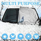 ⏳ OFFRE LIMITÉE −50% ! ⏰ Pare-soleil universel pour pare-brise de voiture, protection magnétique contre la neige en tissu Oxford, protection contre le gel en hiver, bande réfléchissante pour le rétroviseur la nuit