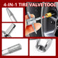 📢PROMO FLASH 50%🔧Kit d'Outils pour Valve de Pneu – Changement Rapide, Compatible Voiture/Moto/BTP, Outils Complets, Portable & Durable🚗