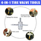 📢PROMO FLASH 50%🔧Kit d'Outils pour Valve de Pneu – Changement Rapide, Compatible Voiture/Moto/BTP, Outils Complets, Portable & Durable🚗