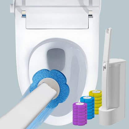 🔥🎁Nouveau 50% OFF🔥Brosse de toilette jetable avec support de rangement