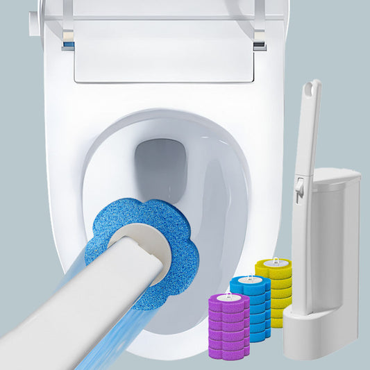 🔥🎁Nouveau 50% OFF🔥Brosse de toilette jetable avec support de rangement