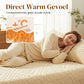🛏️ -50 % DÈS MAINTENANT ! 🧵 Drap-housse en maille extensible à 360° – Chaleur immédiate et motif en relief 3D pour matelas jusqu’à 30 cm 🧶