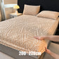 🛏️ -50 % DÈS MAINTENANT ! 🧵 Drap-housse en maille extensible à 360° – Chaleur immédiate et motif en relief 3D pour matelas jusqu’à 30 cm 🧶