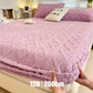 🛏️ -50 % DÈS MAINTENANT ! 🧵 Drap-housse en maille extensible à 360° – Chaleur immédiate et motif en relief 3D pour matelas jusqu’à 30 cm 🧶