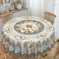 🌺🎀 50 % de réduction！! Nappe Fleurie en Relief Imperméable – Élégance intemporelle, protection anti-tache & entretien facile