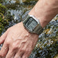 🌿⌚ Montre digitale carrée – Lumineuse, résistante à l'eau, chronomètre & plus, pour le sport, le trail et le travail de tous les jours ⚡🌧️