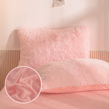 💖Ensemble de literie en polaire chaude pour l'hiver, quatre pièces