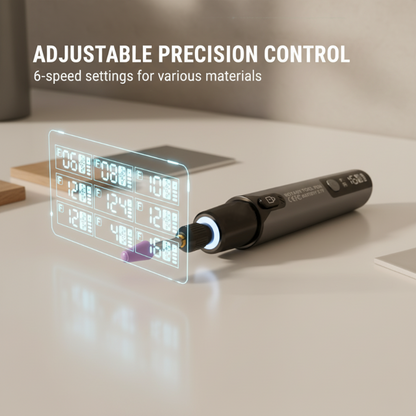 🔧 PROMO FLASH : 50% DE RÉDUCTION ! Stylo Rotatif Électrique à Affichage Numérique – 6 Vitesses & 16000 tr/min, Moteur Puissant & Utilisation Pendant la Charge for un Contrôle Précis et des Finitions Parfaites ⚙️✨