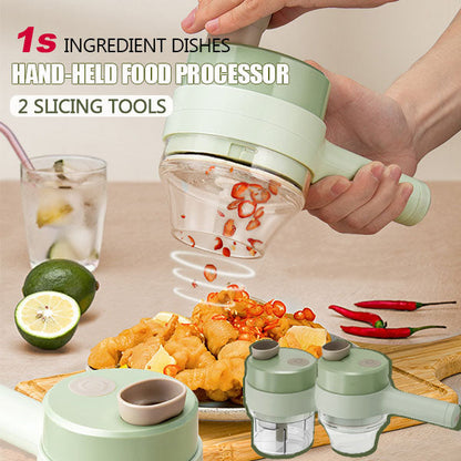 🥒 PROMO FLASH : 50 % DE RÉDUCTION ! Hachoir et coupe-légumes électrique 4-en-1 sans fil rechargeable par USB, tranchage direct dans la poêle et bol mixeur de 250 ml pour une préparation culinaire express et sans effort ✨