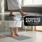 🛁 50% DE RÉDUCTION 💎 Tapis de baignoire antidérapant 100×40 cm – Ventouses ultra-fixantes & drainage rapide – 7 couleurs disponibles – sécurité et confort sous la douche 🌈