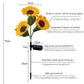 🌻 57% DE RÉDUCTION ! ☀️ Lampes Solaires Tournesol Étanches – Pétales Réalistes, IP65 & Allumage Automatique – 8–12 h d’Éclairage – Parfaites pour le Jardin ou la Terrasse 🌿✨🏡