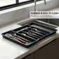 💎 50% DE RÉDUCTION ! 💎 Range-Couverts Extensible – Ajustable de 33 à 57 cm, Multi-Compartiments & En PP Alimentaire pour une Cuisine Organisée 🍴✨
