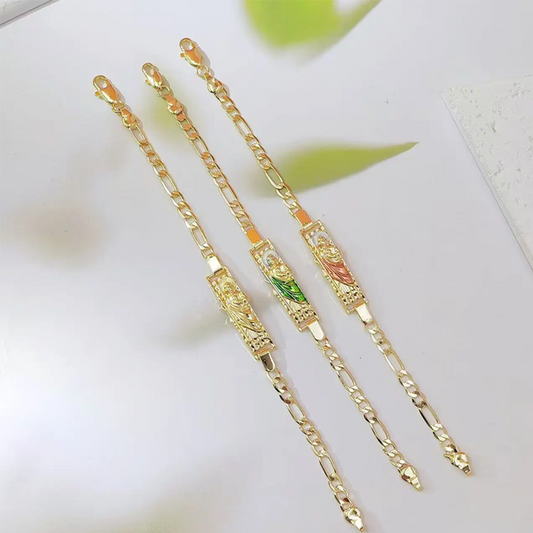 💐50% DE RÉDUCTION ! Bracelet Chaîne Figaro – Cadeau Idéal pour Tous 🎁💝【Offre Flash】