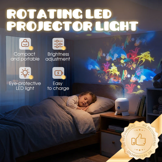 💐50% DE RÉDUCTION ! Projecteur LED Océan – Ambiance Aquatique pour Chambre & Salon 🌌🐟【Offre Limitée】