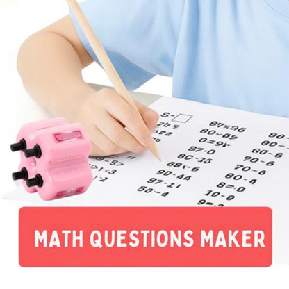 📢📢50 % DE RÉDUCTION !!⏰Tampon roulant mathématique 4 en 1 pour enfants