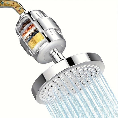 💦Un système de filtration en 20 étapes élimine le chlore et les substances nocives, fournissant ainsi une eau adoucie aux pommes de douche de la salle de bain.