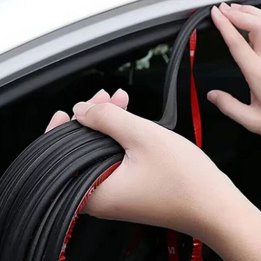 🚗 50% DE RÉDUCTION! 🔧 Bande d'Étanchéité en Caoutchouc Autocollante pour Portière – Réduit le Bruit, Anti-Poussière & Installation Facile 🛡️
