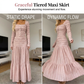 ✨ 50% DE RÉDUCTION MAINTENANT ! 👗 Robe Maxi à Encolure Carrée – Haut Smocké, Bordure à Volants et Tissu Respirant 🌸