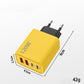 🔌 50% DE RÉDUCTION ⚡ Bloc chargeur rapide 4 ports 120W – Compatible PD & QC – Compact, sûr & charge ordinateur, tablette et téléphone simultanément – idéal pour la maison ou le voyage 📱