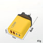 🔌 50% DE RÉDUCTION ⚡ Bloc chargeur rapide 4 ports 120W – Compatible PD & QC – Compact, sûr & charge ordinateur, tablette et téléphone simultanément – idéal pour la maison ou le voyage 📱