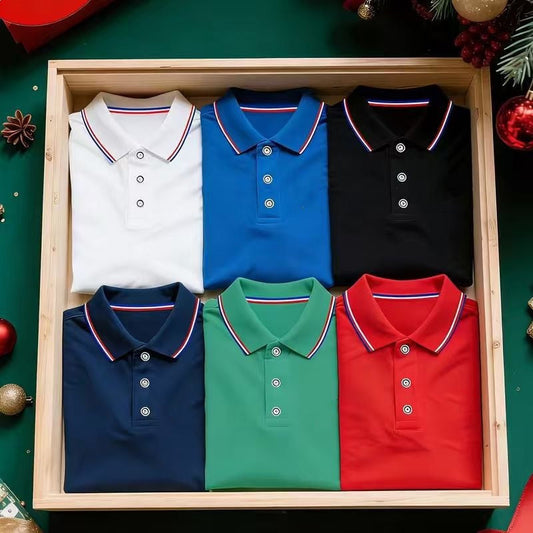 👔 OFFRE LIMITÉE : -50% ! ⛳ Ensemble de Loisirs Golf pour Homme (Lot de 6) – Chemises à Col à Manches Courtes Respirantes 🎯