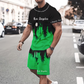 👕🔥 PROMO FLASH 60% ! Ensemble Homme T-shirt & Short Imprimé Graphique – Tissu Doux, Design Audacieux, 6 Couleurs, Taille S-5XL, Parfait pour l'Été ☀️