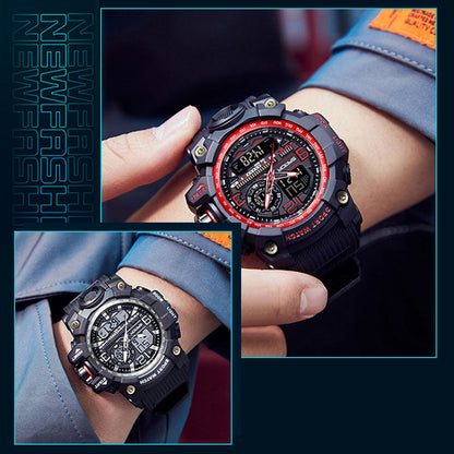 ⌚💧🔥 PROMO -50% ! Montre Sport Homme – Étanche 50m, Lumineuse, Multifonction & Antichoc (ABS/TPU)