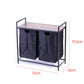 🧺 50% DE RÉDUCTION! 🧼 Panier à Linge Double Compartiment avec Étagère de Rangement – Gain De Place, Structure Robuste & Idéal Pour Trier Le Linge Sale Par Couleur Ou Type 🏠