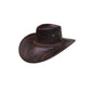🤠 50% DE RÉDUCTION ! ✨ Chapeau de Cowboy Vintage – PU – Large Bord & Lanière Réglable for Plein Air