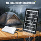 🔥DERNIER JOUR – 50 % DE RÉDUCTION⚡ Système d'éclairage solaire multifonction💡 3 niveaux de luminosité · 3 lampes LED (câble de 2,8 mètres), 🌧️ Fonctionne même par temps nuageux