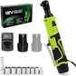 📢50% OFF !! ⏰🔒 Wireless Electric Ratchet Wrench Set, Compact Cordless Repair Tool for Auto & Home Maintenance