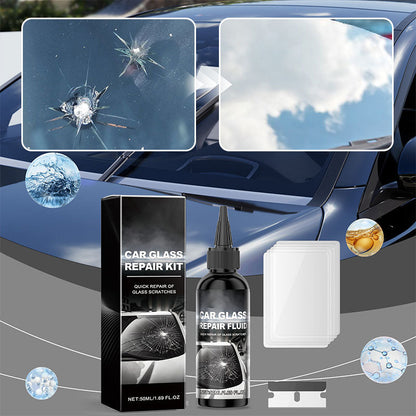 💫Achetez-en 3 et obtenez-en 2 gratuitement💫Kit de réparation rapide pour bris de glace automobile