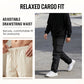 👖 50 % DE RÉDUCTION EN CE MOMENT ! 🛠️ Pantalon stretch pour homme avec poches – Poches multiples et taille à cordon – Pantalon droit décontracté – Idéal pour le travail, les voyages ou les journées actives 🏃‍♂️