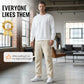 👖 50 % DE RÉDUCTION EN CE MOMENT ! 🛠️ Pantalon stretch pour homme avec poches – Poches multiples et taille à cordon – Pantalon droit décontracté – Idéal pour le travail, les voyages ou les journées actives 🏃‍♂️
