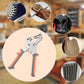 🔧🔥 -50% ! Pince à Œillets Bâches 220mm – Construction Métallique Durable Résiste Pression Tissus Épais, Poignée Ergonomique Anti-Fatigue Installation Rapide Facile, Polyvalente Bâche Cuir Vinyle DIY · 4 Kits ✨