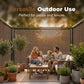 ❄️ Fraîcheur estivale : 50 % de réduction ! ☀️ Voile d'ombrage anti-UV pour jardin et terrasse – Filet d'ombrage respirant avec bords renforcés