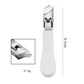 📢📢 50% DE RÉDUCTION !! ⏰ Coupe-ongles incliné anti-éclaboussures à large ouverture
