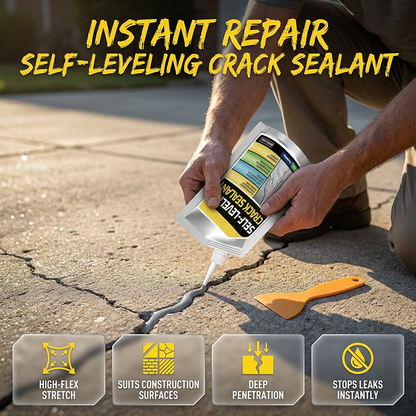 🏗️ -50% ! 🔧 Mastic Auto-Nivelant pour Fissures Béton – Séchage Rapide, Étanchéité Durable & Application Facile – Idéal pour Fissures, Trous & Irrégularités 🛠️