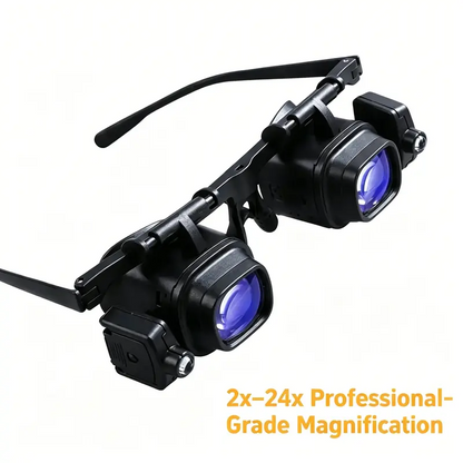 📢 50% DE RÉDUCTION ! 🔍 Loupe de Précision LED – ABS & Lentilles Optiques – Grossissement Multiple & Mains Libres for Électronique & Artisanat