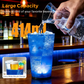 🥤✨ PROMO -50% ! Gobelet LED Lumineux Activé par l'Eau – S'Illumine Automatiquement, Design Scintillant, Plastique Alimentaire Résistant, Idéal Bar Fête KTV · 2 Coloris · 414ml 🎉